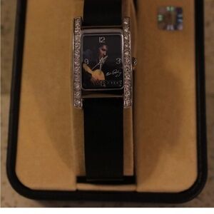 Elvis Presley Valdawn Signature Black Watch Silver Accents, NWT
